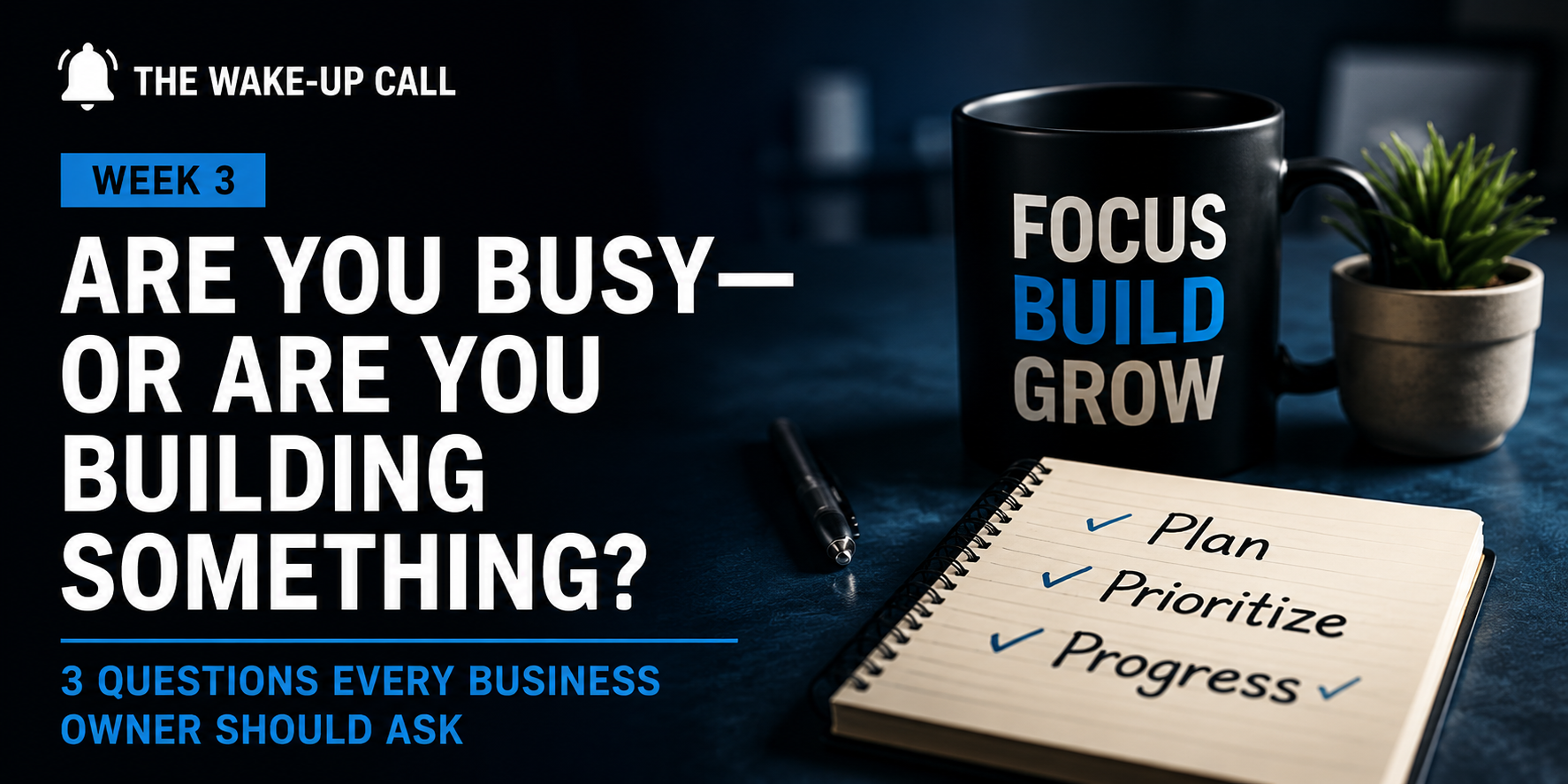 3. Are You Busy—or Are You Building Something?